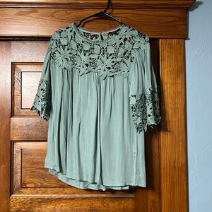 Lace Detail Blouse